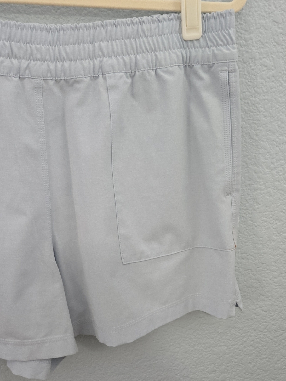 FAHERTY Casual Day Short Light Blue Elastic-Waist Front/Back Pockets Sz LARGE - Picture 5 of 10